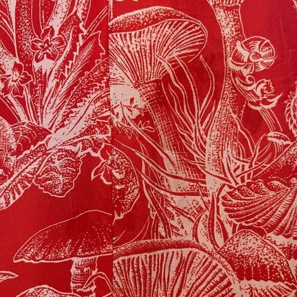 Stella McCartney Mushroom-Print Cap-Sleeve Mini Dress Size 40 (M/8) - Picture 12 of 12